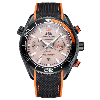 Classic Luxury Men Automatic Watch Multifunction Mechanical Wristwatch Rubber Strap Waterproof Week Date Watches Reloj Hombre