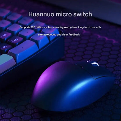 Aigo GM80 PLUS PRO Wireless Mouse Bluetooth PAW3311/PAW3395 Lightweight 1000HZ Wired Three-mode Gaming E-sports Mouse Gift