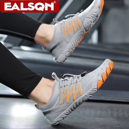 Outdoor Lightweight Men's Training Running Barefoot Shoes, Quick-Dry Swimming Water Shoes, Sport Gym Fitness Jogging Sneakers