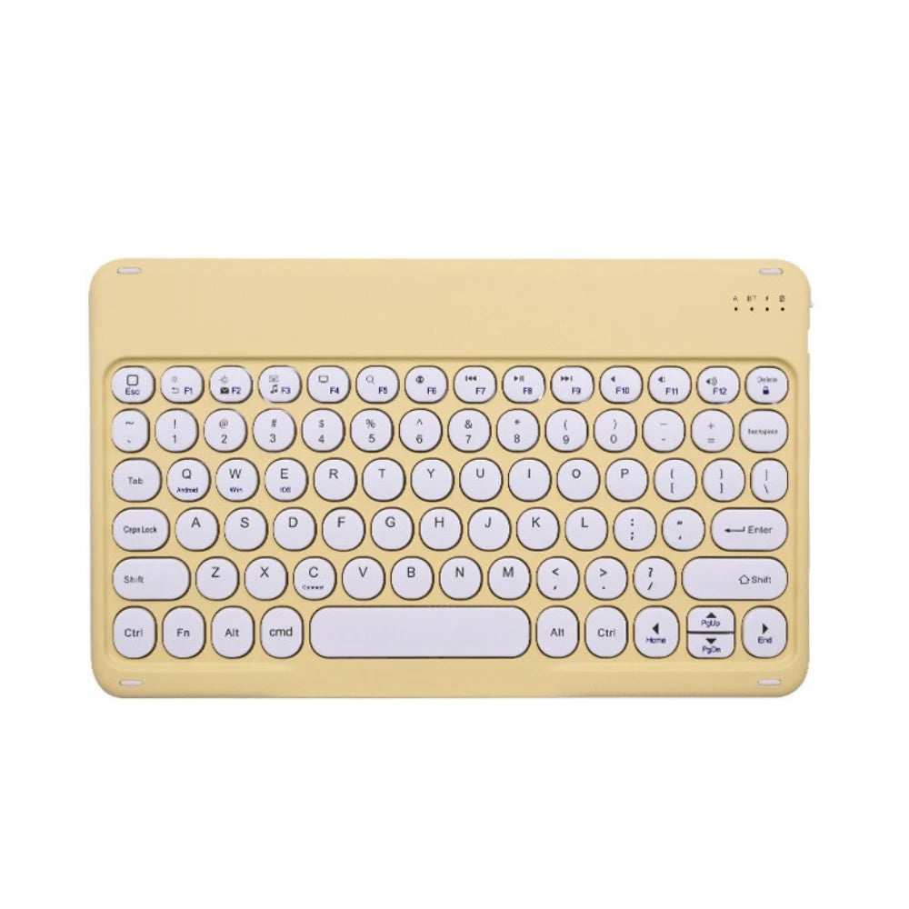 10 in Wireless Keyboard For Apple Xiaomi Huawei Samsung Bluetooth Mouse For iOS Android Windows System Round Keycaps Big Battery