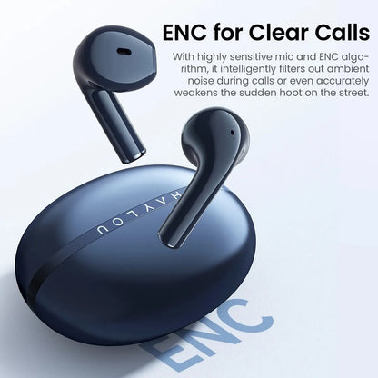 HAYLOU X1 2023 TWS Bluetooth 5.3 Earphone 24H Battery Life Wireless Headphone APP Control  Sports earphones IPX4 Waterproof Earb