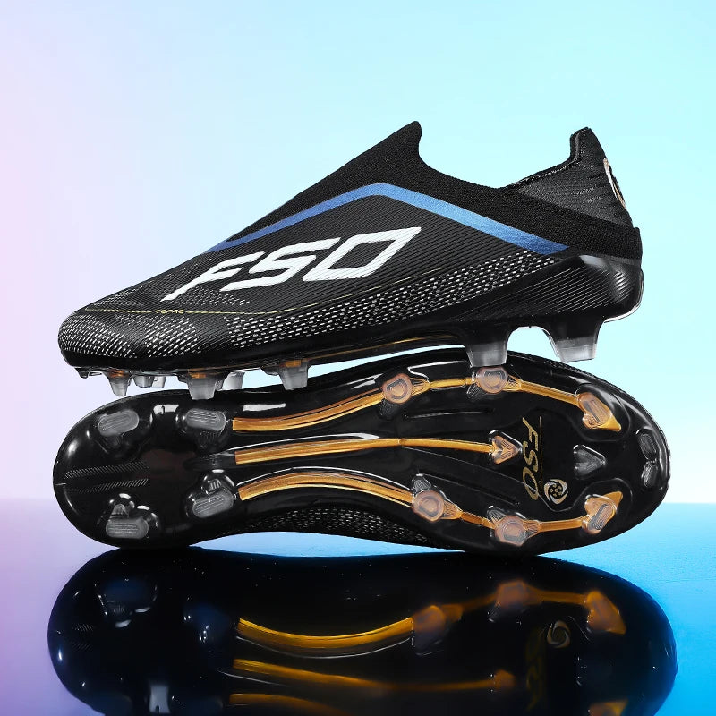 Men's Soccer Cleats Professional Football Boots Society Turf Breathable Mesh Youth Soccer Shoes Anti-Skid Male Sneakers Chuteira