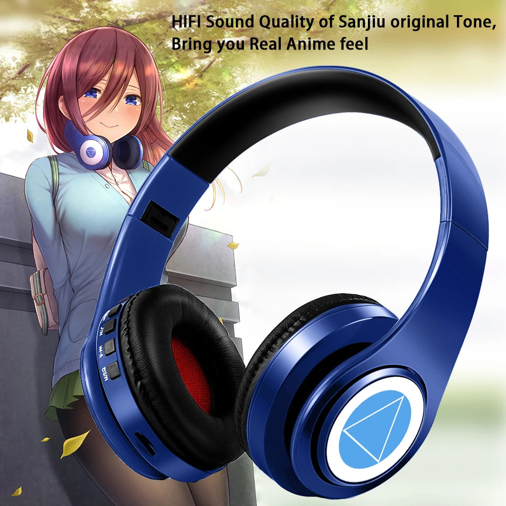 Wireless Silent Disco Headphone Anime Fate/Grand Order FGO Jeanne d'Arc Stereo Bluetooth Headphone for Playing Games Earphone