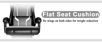 Ergonomic Gaming Chair, Electronic Gaming Chair With Pocket Spring Pad And Footrest, Height Adjustable Computer Chair