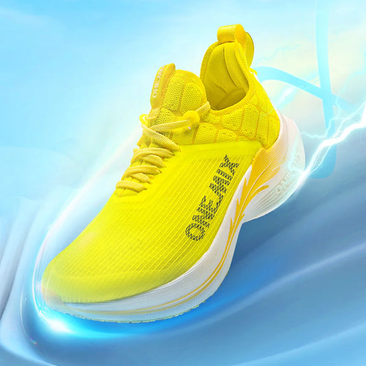 ONEMIX Carbon Fiber Plate Running Shoes Traction Shock Absorption Professional Marathon PB Racing Sports Trainers