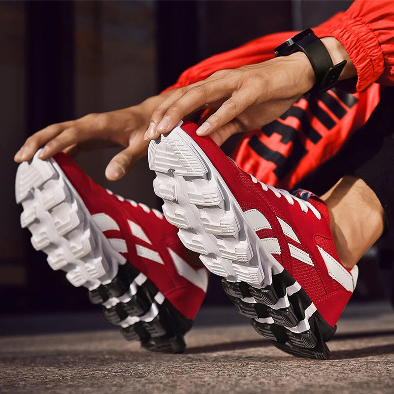 Nuove scarpe da running da uomo e da donna, sneakers casual traspiranti, antiscivolo e ammortizzate, comode per sport all’aperto e camminata, taglie 36-48