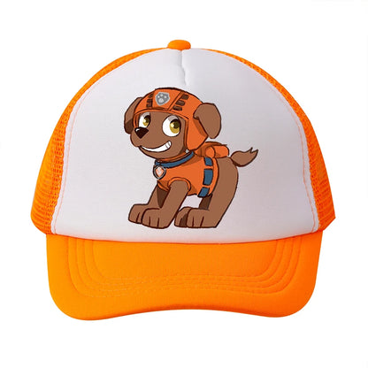Baseballkasket til drenge og piger – justerbar sommerhat med Anime-motiv fra Paw Patrol med Chase og Skye – sød retro solhat – hovedbeklædning til voksne – gave