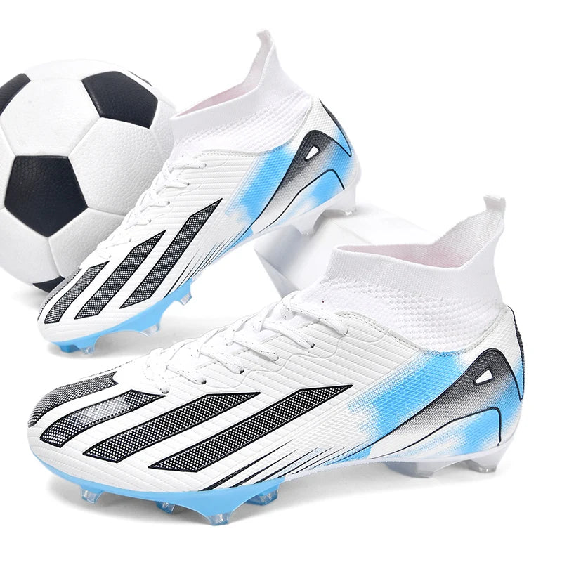 New Men's Football Boots Adult Soccer Field Shoes Teenager Sports Cleats Outdoor Grass Training Boots High-Quality Sneakers