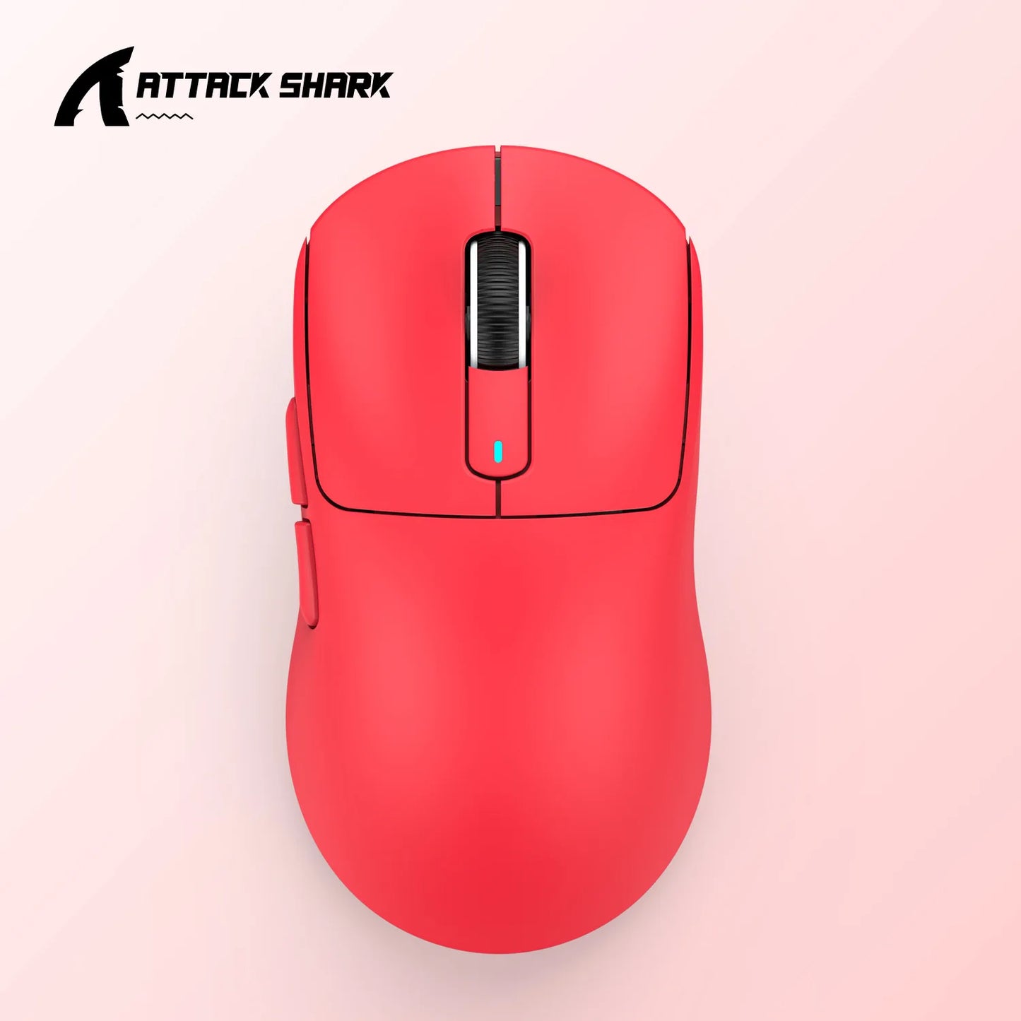 ATTACK SHARK X3 třirežimová myš 1K Hz, X3Pro bezdrátová Bluetooth myš 4K Hz, lehká, PAW3395, mobilní rychlost 650IPS