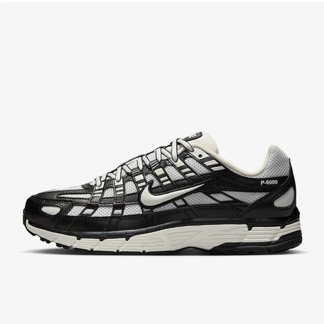 Nike Women's Shoes P-6000 Black and White Sports Running Shoes Bv1021-011