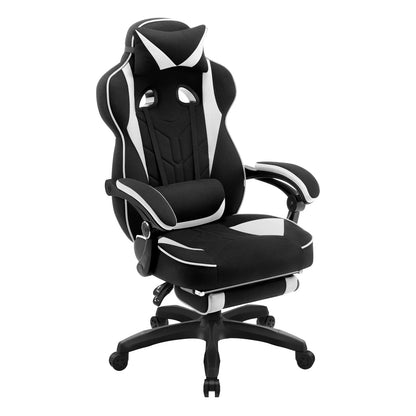 WOLTU Ergonomic Gamer Computer Chair Executive Office Chair Breathable Gaming Chair with Lumbar Cushion Headrest Footrest