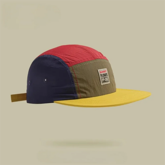 Retro Japanese Style Hip-hop Hats Thin 5 Panel Flat Brimmed Baseball Cap Breathable Quick-drying Sunscreen Hat Unisex