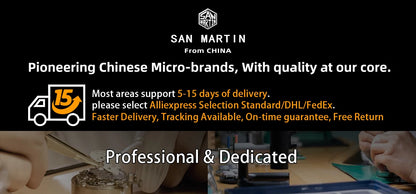 San Martin 40mm Stainless Steel Classic Men Diver Watch Japan NH35 Automatic Mechanical Sapphire Waterproof 300m SN0111