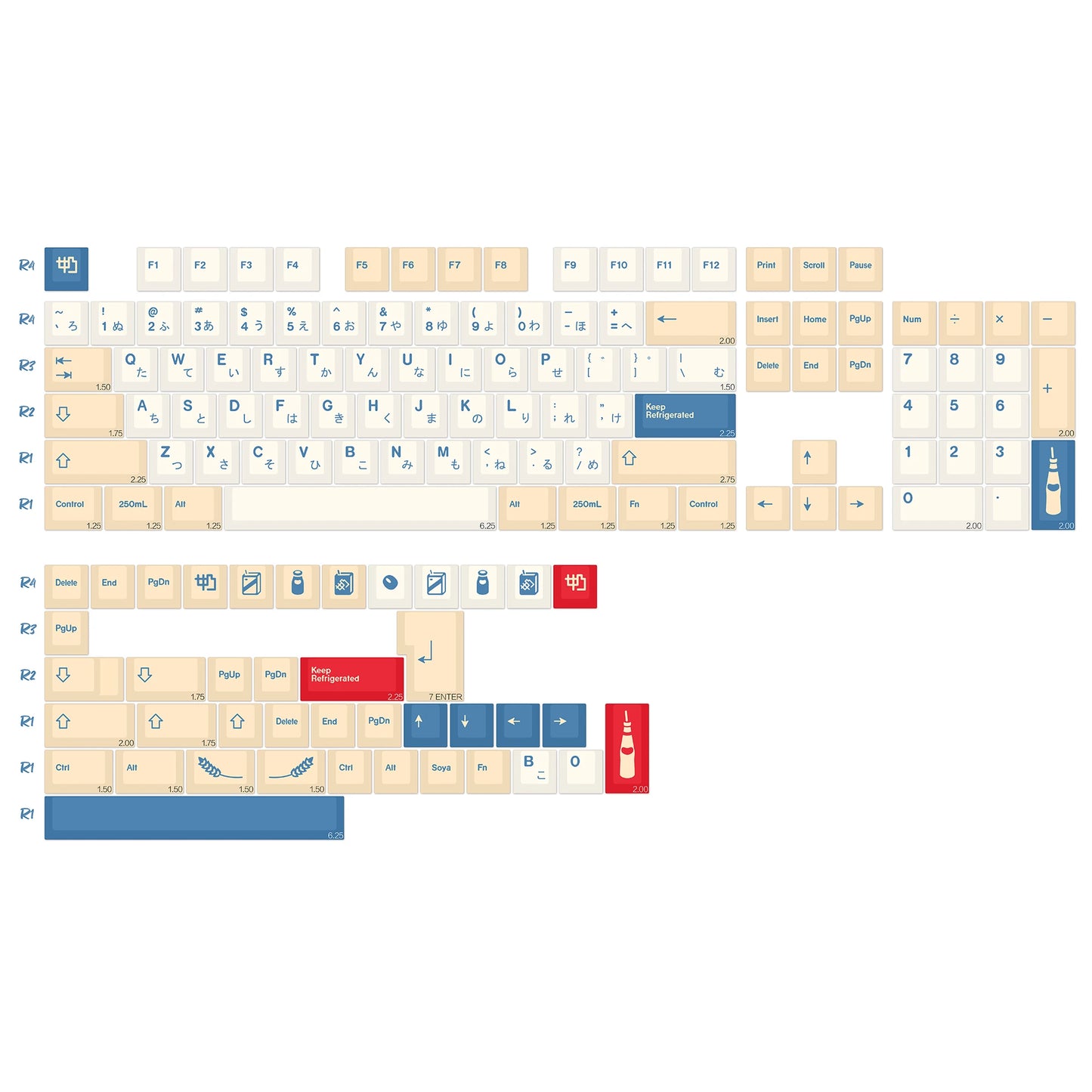 KBDiy GMK Modern Dolch Keycaps Retro PBT Keycap Cherry Profile for Cherry Gateron Kailh MX Switches 60 Mechanical Keyboard Gamer