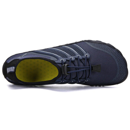 Men's Minimalist Running Cross Training Shoes Barefoot Shoes Big Toe Box Five Finger Shoes Saguaro Barefoot Pit Viper Paracord