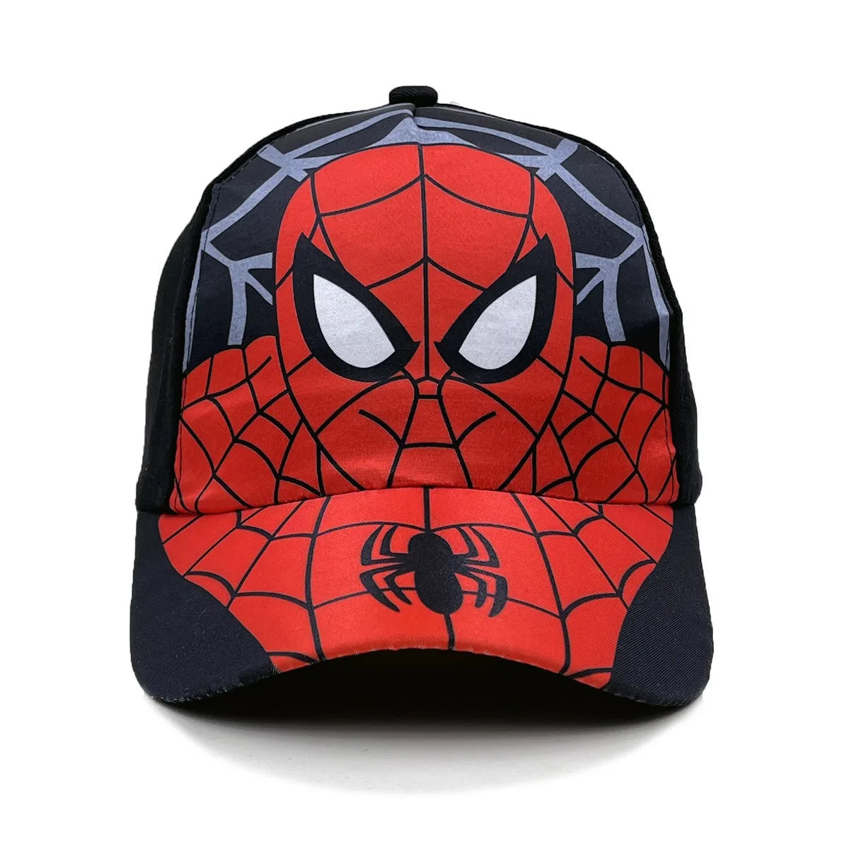Casquette de baseball Marvel Spider-Man Anime pour enfant, casquette à visière de dessin animé, en coton et polyester, protection solaire toutes saisons, idée cadeau