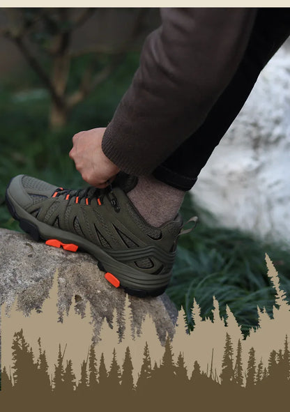 ROCKROOSTER Hiking shoes Men waterproof hunting Boots Tactical Desert Combat Boots trekking Ankle mountian cow Leather Sneakers