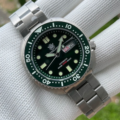 STEELDIVE Brand Classic Design SD1972 45mm Case Ceramic Bezel Sapphire Glass NH36 Automatic Movement Day and Date Sports Watches