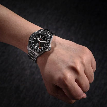 SEESTERN Titanium Diver Men of Watch GMT Automatic Mechanical Wristwatch NH34 Movement Sapphire Crystal 200M Waterproof Lume New