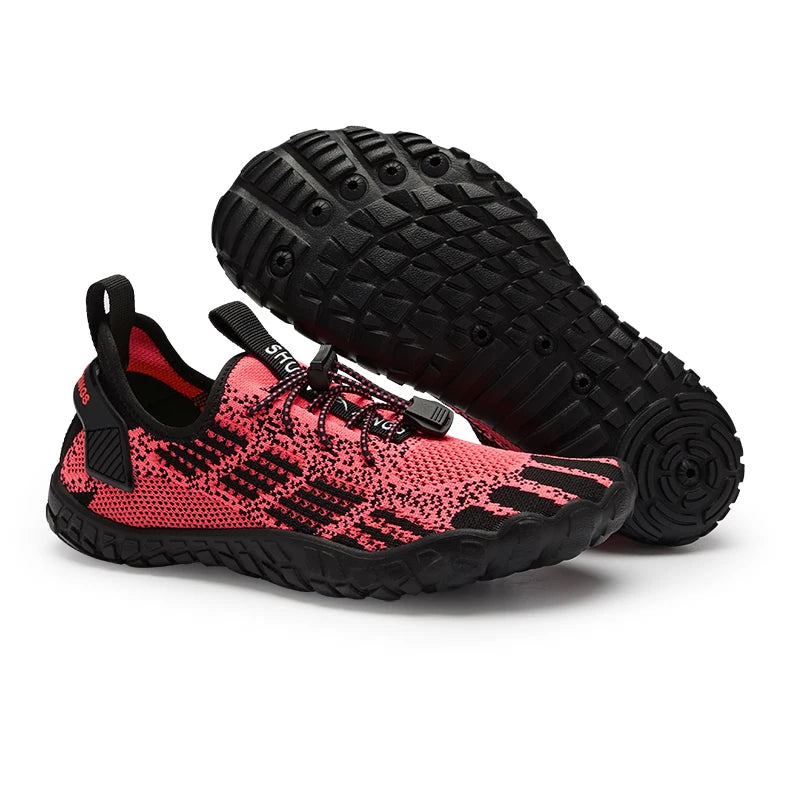 Water Shoes for Men Barefoot Beach Shoes Breathable Sport Shoes Quick Dry River Whtie Sea Aqua Sneakers Soft Beach Sneakers