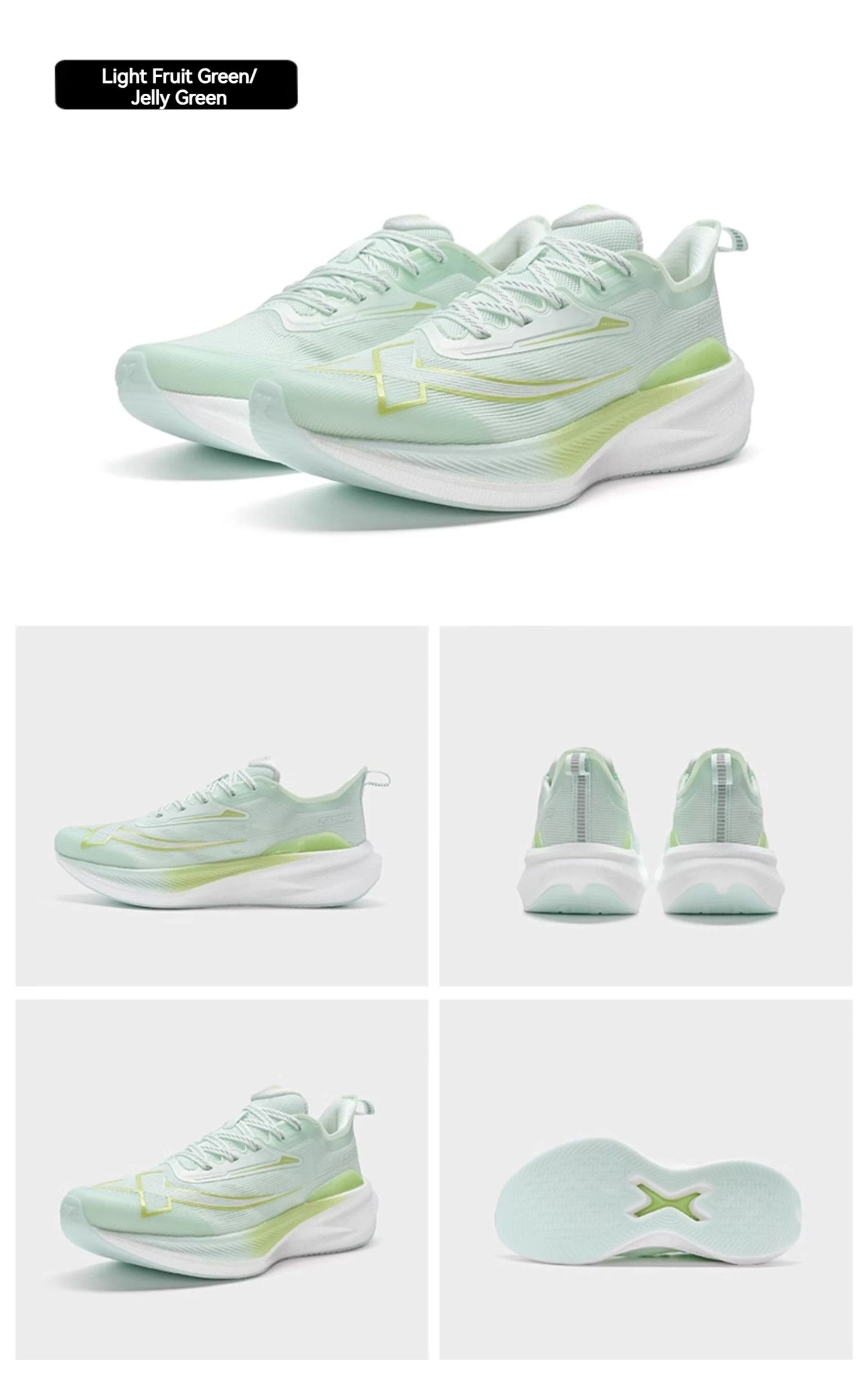 Xtep 2000KM 2.0 Running Shoes Men  Summer Professional TPU Shock Absorption Sneakers (suggest half size down) 876219110043