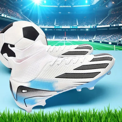 New Men's Football Boots Adult Soccer Field Shoes Teenager Sports Cleats Outdoor Grass Training Boots High-Quality Sneakers