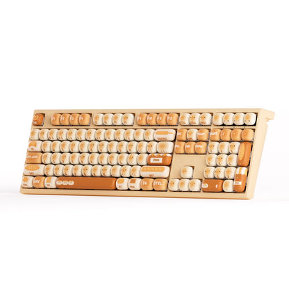 Akko MonsGeek MG108B Bun Wonderland Wireless Mechanical Keyboard MOG Profile RGB 108 Keys Full Size Hot Swap USB / 2.4G / BT 5.0