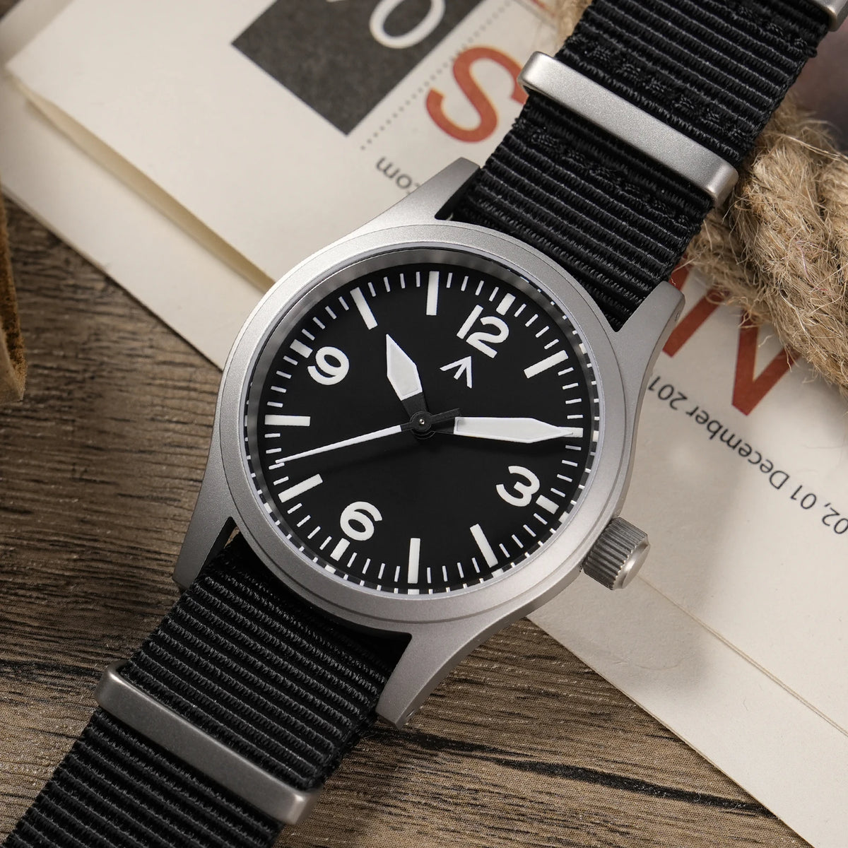 Militado New ML05 Sweep Seconds Movement VH31 Sapphire Super-LumiNova  BGW9 High Transparency AR Coated 38mm Vintage Watches