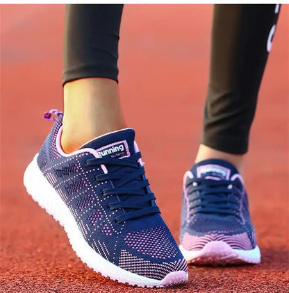 New Arrival Women Flats Footwear Lace-Up Flats Casual Sneakers Women's Soft Zapatos Mujer Plus Size