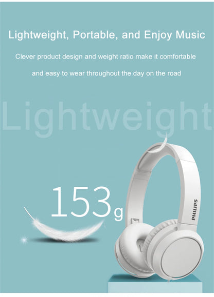 Philips TAH4105 Wired Headphones HiFi Stereo HD Call Headset With MIC Suitable For Online Learning And Outdoor Sports Earphones
