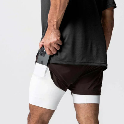 2025 Dragon Ball Majin Buu Anime Men Shorts Streetwear Summer Workout Pants Sportswear Fitness Double-layer Quick Dry Beach Pant