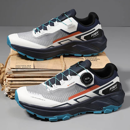 Frühlings- & Sommer-Laufschuhe für Herren – Outdoor-Wanderschuhe, abriebfeste Trailschuhe mit BOA-Verschluss, atmungsaktiver Sport- & Freizeitstil
