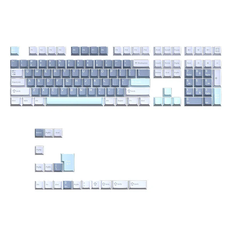 GMK67 GMK87 126 Keys PBT Cherry Keycaps GMK Keycap Double Shot Mechanical Game Keyboard Wireless for MX Switch Keycap