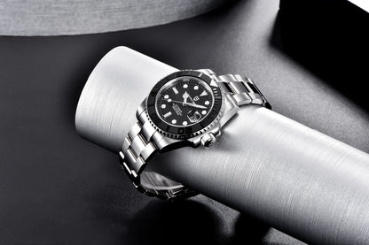 PAGANI DESIGN V2 Japan Mov't 40MM Luxury Men Mechanical Watch Sapphire Glass Ceramic Bezel Automatic Diving Watches for Men