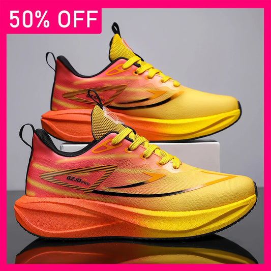 Unisex Sports Shoes Soft Flat Bottomed Shock-absorbing Light Outdoor Fitness Shoes Summer Versatile Daily Training Sports Shoes