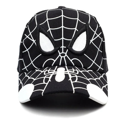 Marvel Spider-Man anime figurka, baseballová čepice, bavlněná čepice s kšiltem, studentská, pánská, dámská, kreslená, outdoorová, sluneční, kostýmová, dárek k narozeninám