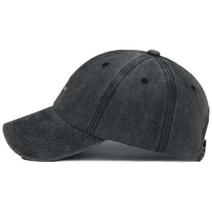 Washed Cotton Baseball Cap Adjustable Distressed Trucker Hat for Women Team Bride Party Caps Customize Bridal Wedding Vintage