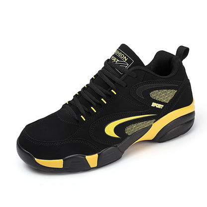 Zapatillas deportivas modernas de talla grande para hombre con bloques de color, cómodas, antideslizantes, con cordones, casuales y resistentes para actividades al aire libre masculinas