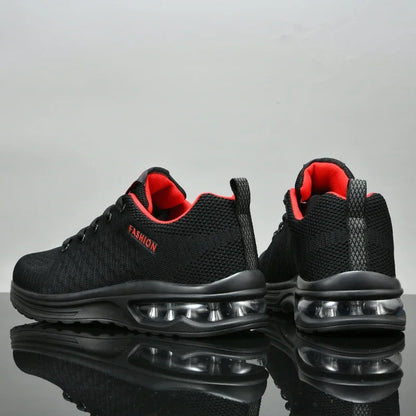 Men's Running Shoes Outdoor Sports Casual Mesh Tennis Shoes, Lace-Up Lightweight Gym Jogging Shoes for Men, 2025 New Male Sneakers