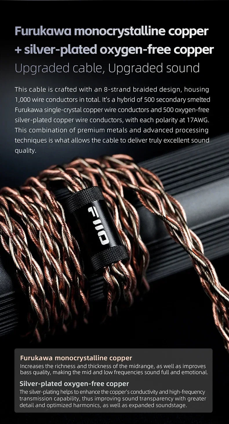 FiiO FT13 Audiophile Closed-Back Headphones Hi-Res Audio Wired HiFi Headphone