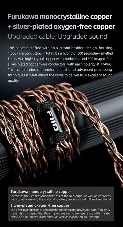 FiiO FT13 Audiophile Closed-Back Headphones Hi-Res Audio Wired HiFi Headphone