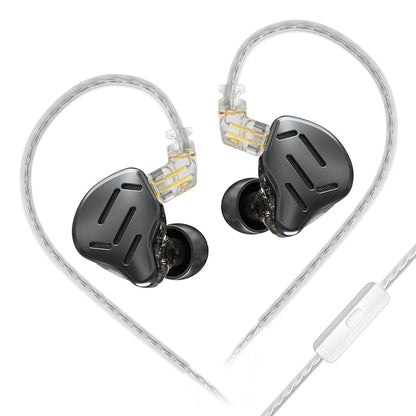 KZ ZAX 7BA 1DD Hybrid In Ear Earphones 16 Driver Unit HIFI Headset Metal Earbuds Earphone 2PIN Cable