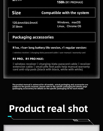 VXE Dragonfly R1 wireless lightweight ergonomic Mouse PAW3395 sensor three-mode gaming mouse Low latency PC player office gift